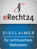eRecht24 Disclaimer für rechtssichere Webseiten