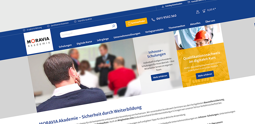 Online shop by MORAVIA Akademie