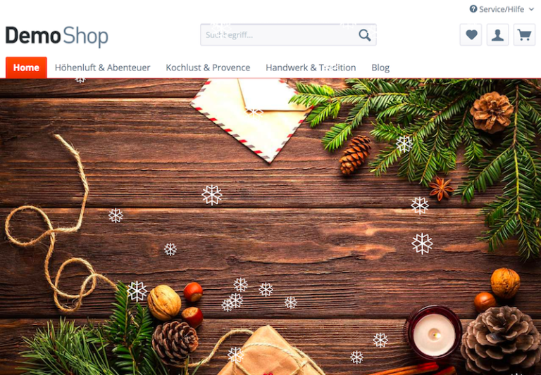 Shopware Plugin Schneefall Blog